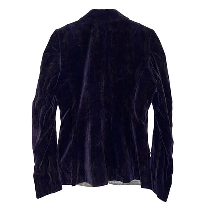 20471120 violet velvet blazer