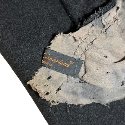 Undercover AW03 "Paper Doll" distressed shawl