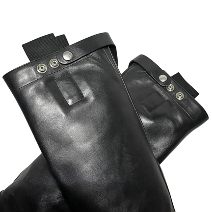 Rick Owens FW22 "STROBE" knee-high Bogun boots