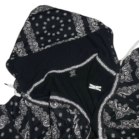 Number (N)ine SS07 Paisley bandana 4-pocket hoodie