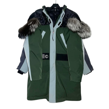 Colmar A.G.E. x Shayne Oliver double frontfaced reversible down parka