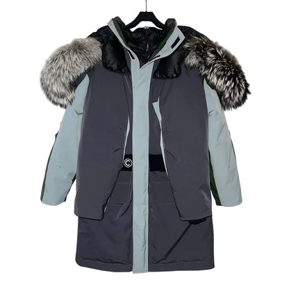 Colmar A.G.E. x Shayne Oliver double frontfaced reversible down parka
