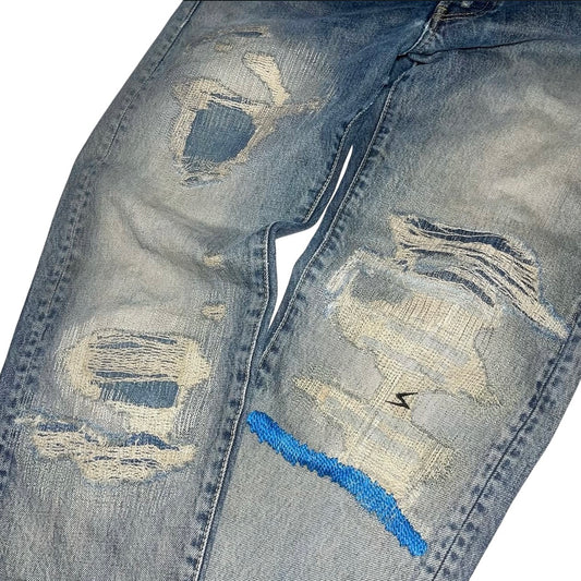 Undercover AW10 Blue Yarn 68 denim
