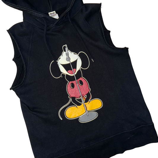 Number (N)ine x Disney OG SS00 Mickey Weeks sleeveless hoodie