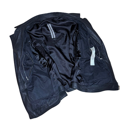 Rick Owens FW19 "Larry" chained Stooges leather jacket