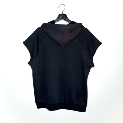 Raf Simons AW05-06 SAMPLE distressed sleeveless hoodie