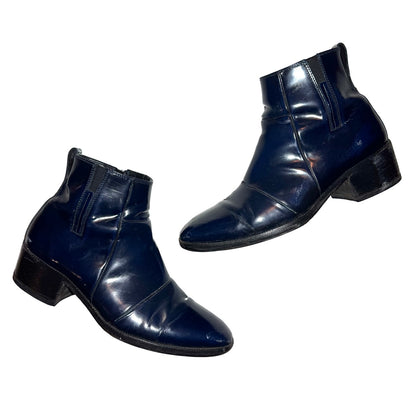 Dior Homme AW09 navy ankle boots by Kris Van Assche