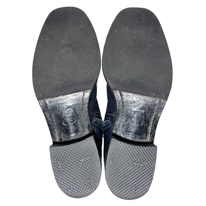 Dior Homme AW09 navy ankle boots by Kris Van Assche