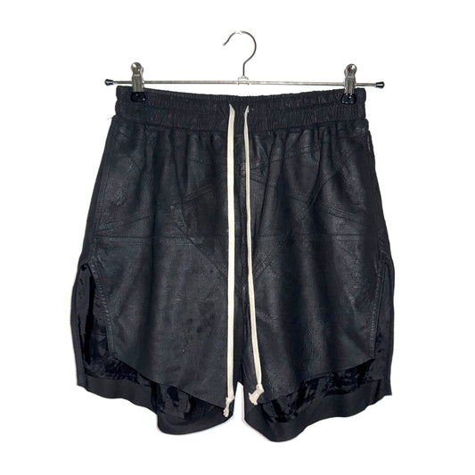 Rick Owens SS23 "Edfu" leather pentaboxer shorts