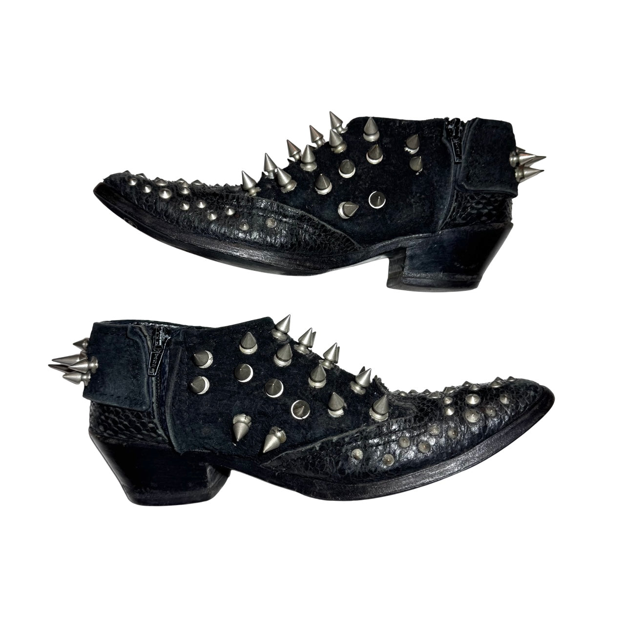 Junya Watanabe AW06 studded suede western boots