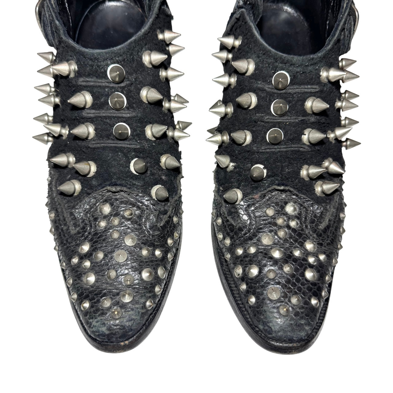 Junya Watanabe AW06 studded suede western boots