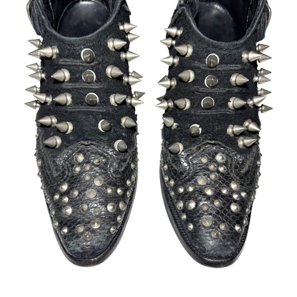 Junya Watanabe AW06 studded suede western boots