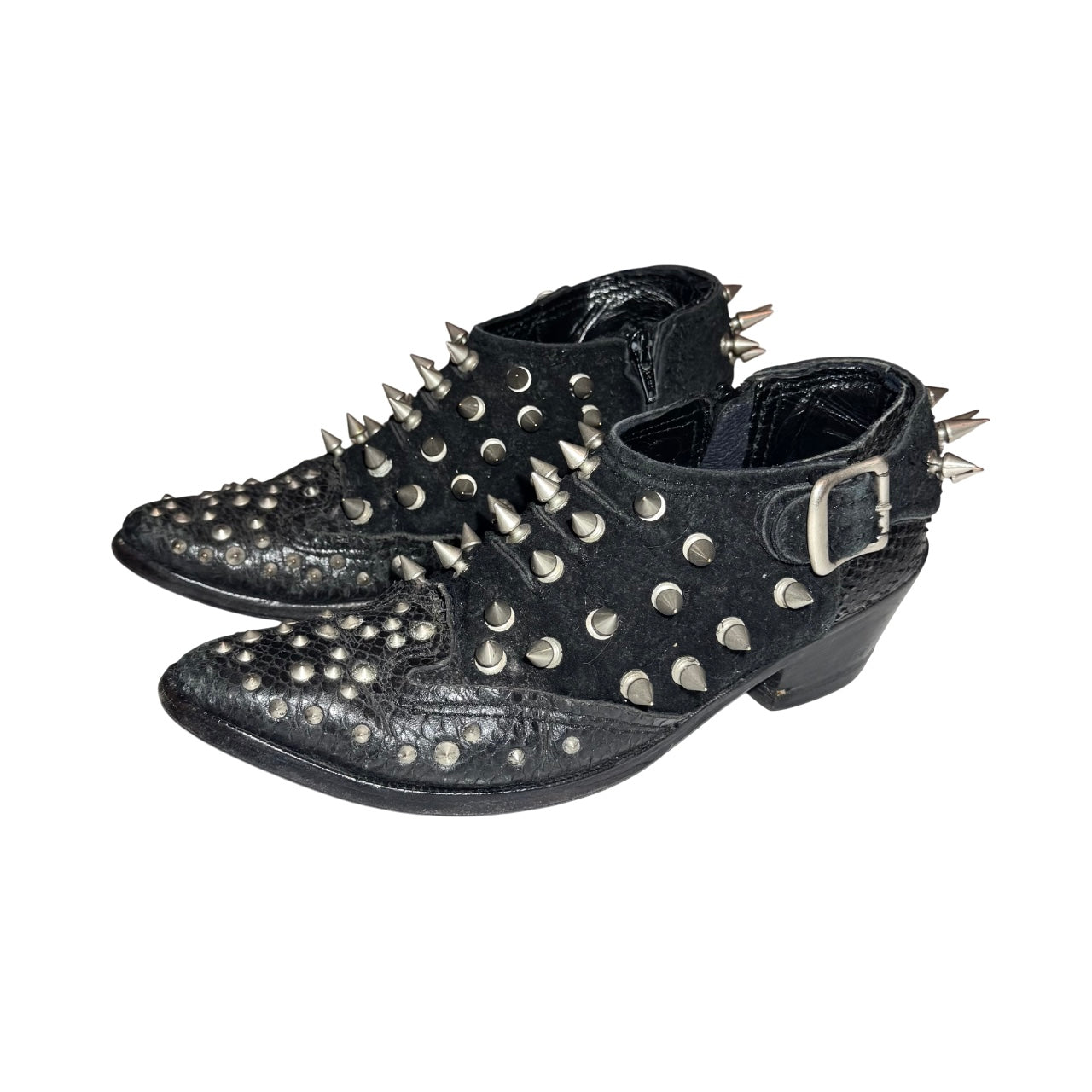 Junya Watanabe AW06 studded suede western boots