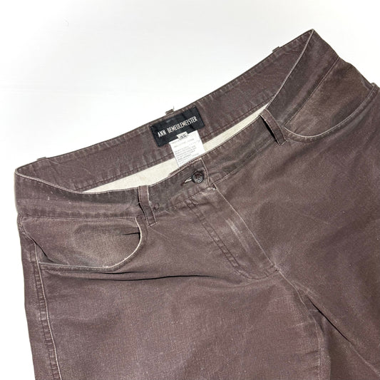 Ann Demeulemeester SS01 lightweight wide pants