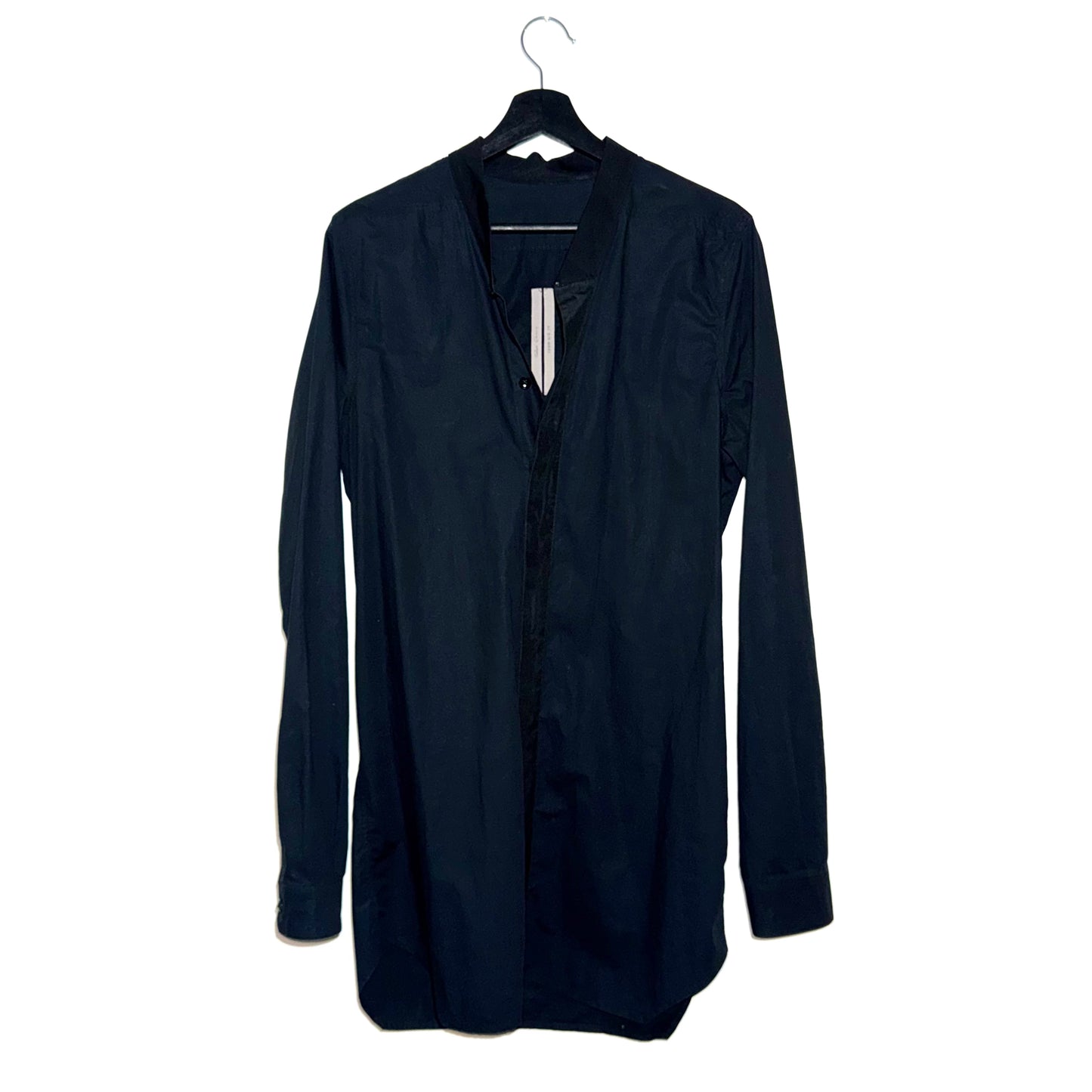 Rick Owens SS15 V-neck dress shirt