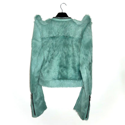 Rick Owens FW22 "Strobe" cowhair TEC jacket
