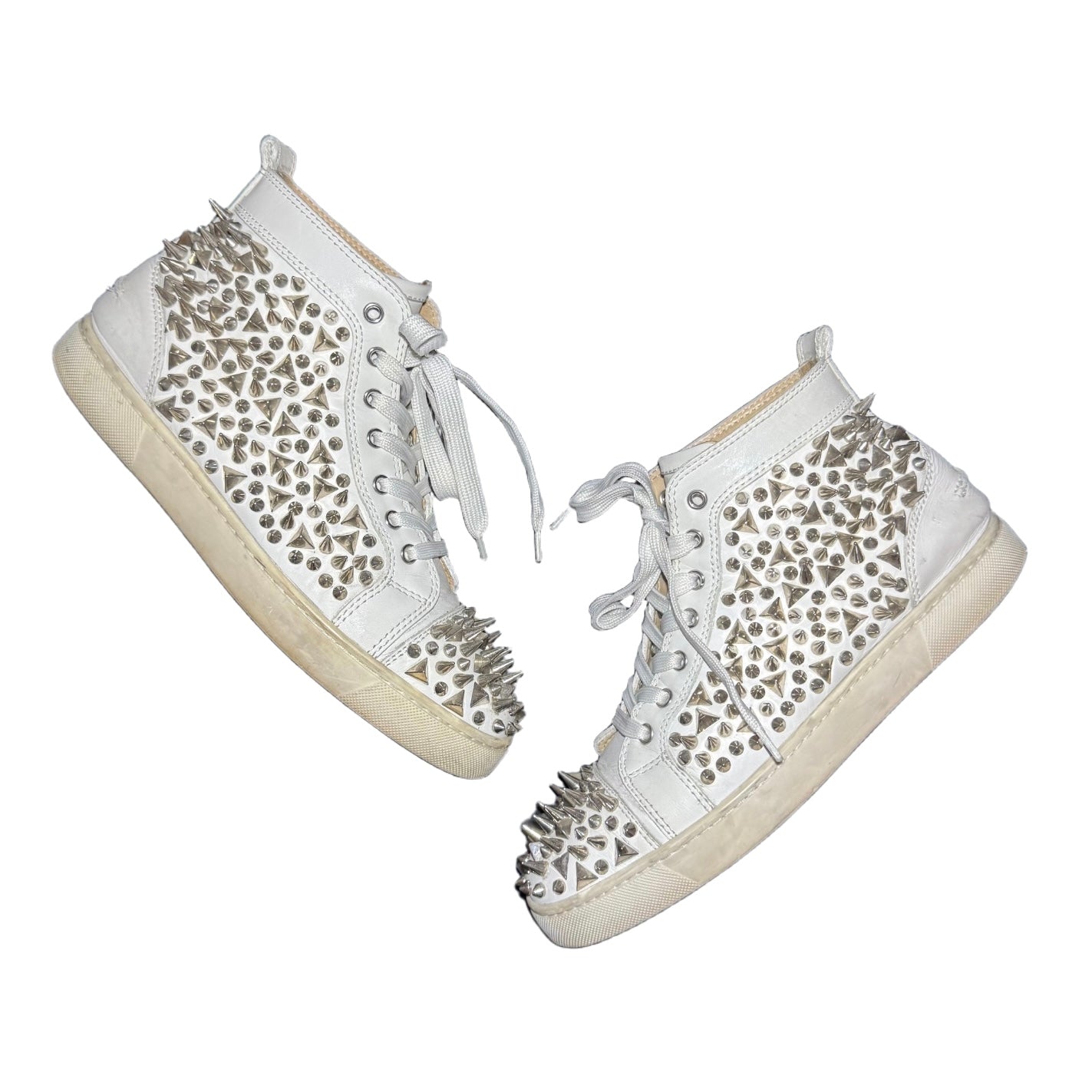 Christian Louboutin studded "Pik Pik" high-top sneakers