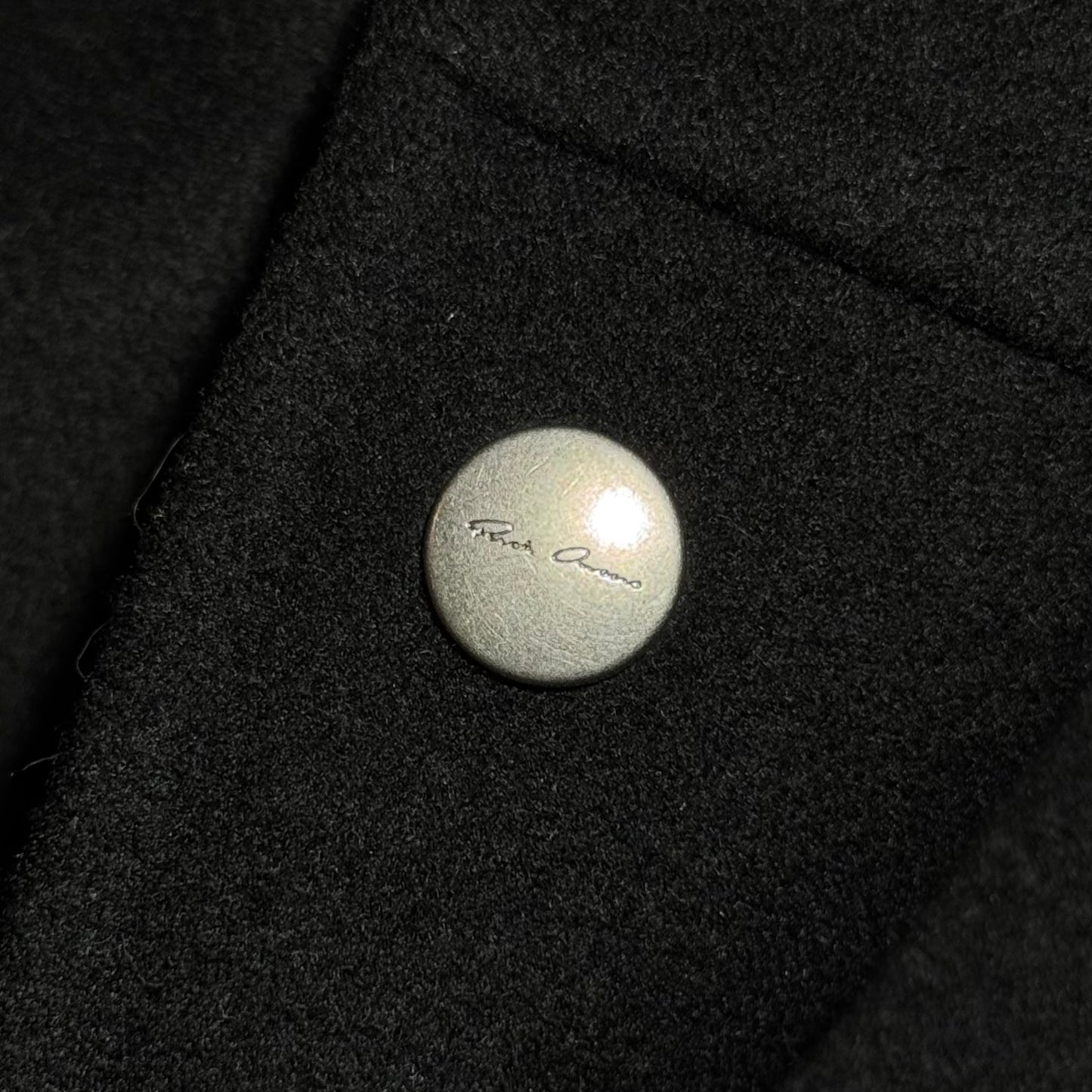 Rick Owens FW19 "LARRY" hooded fishtail virgin wool parka