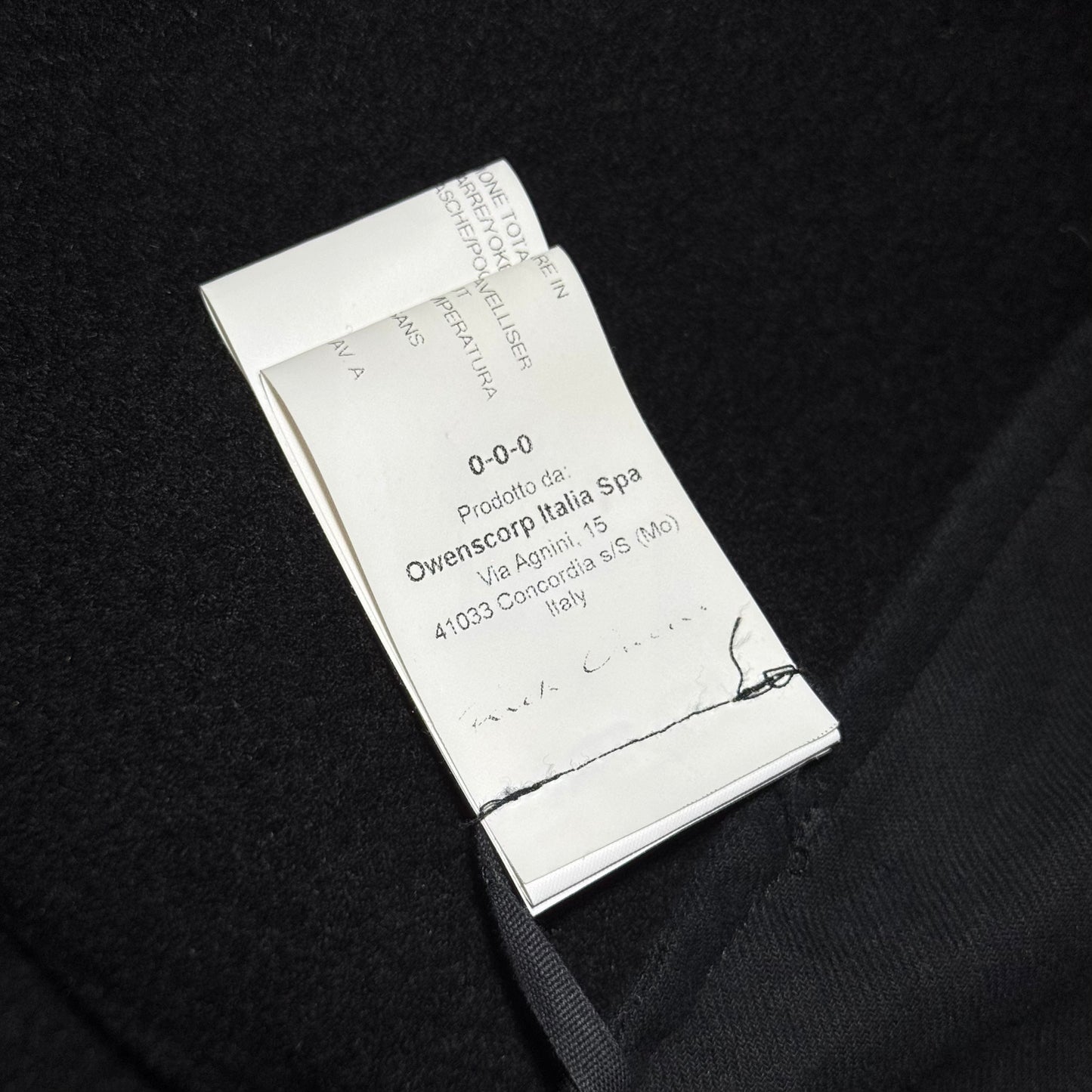 Rick Owens FW18 "SISYPHUS" cashmere secret parka