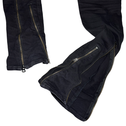 If Six Was Nine SBCM-6 front lace-up denim