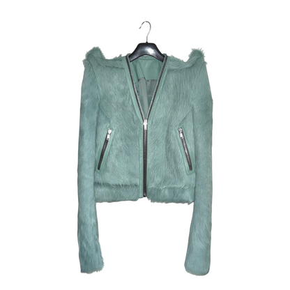 Rick Owens FW22 "Strobe" cowhair TEC jacket