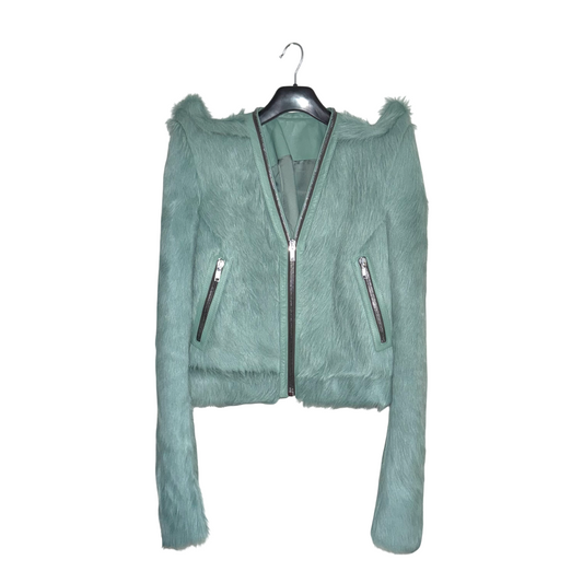Rick Owens FW22 "Strobe" cowhair TEC jacket
