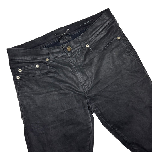 Saint Laurent D02 wax coated denim