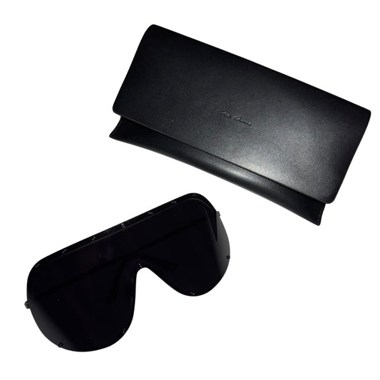 Rick Owens Mask Shield sunglasses BLACK-BLACK