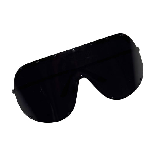 Rick Owens Mask Shield sunglasses BLACK-BLACK