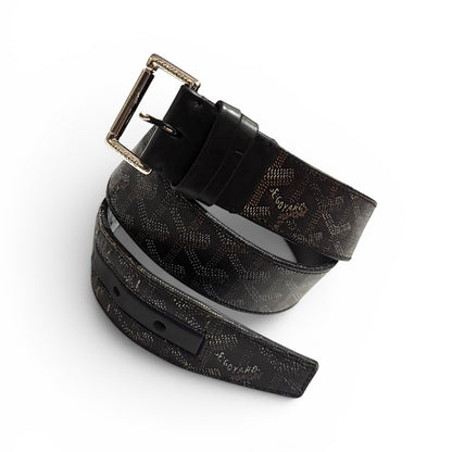Goyard 2012 Goyardine leather Florida belt